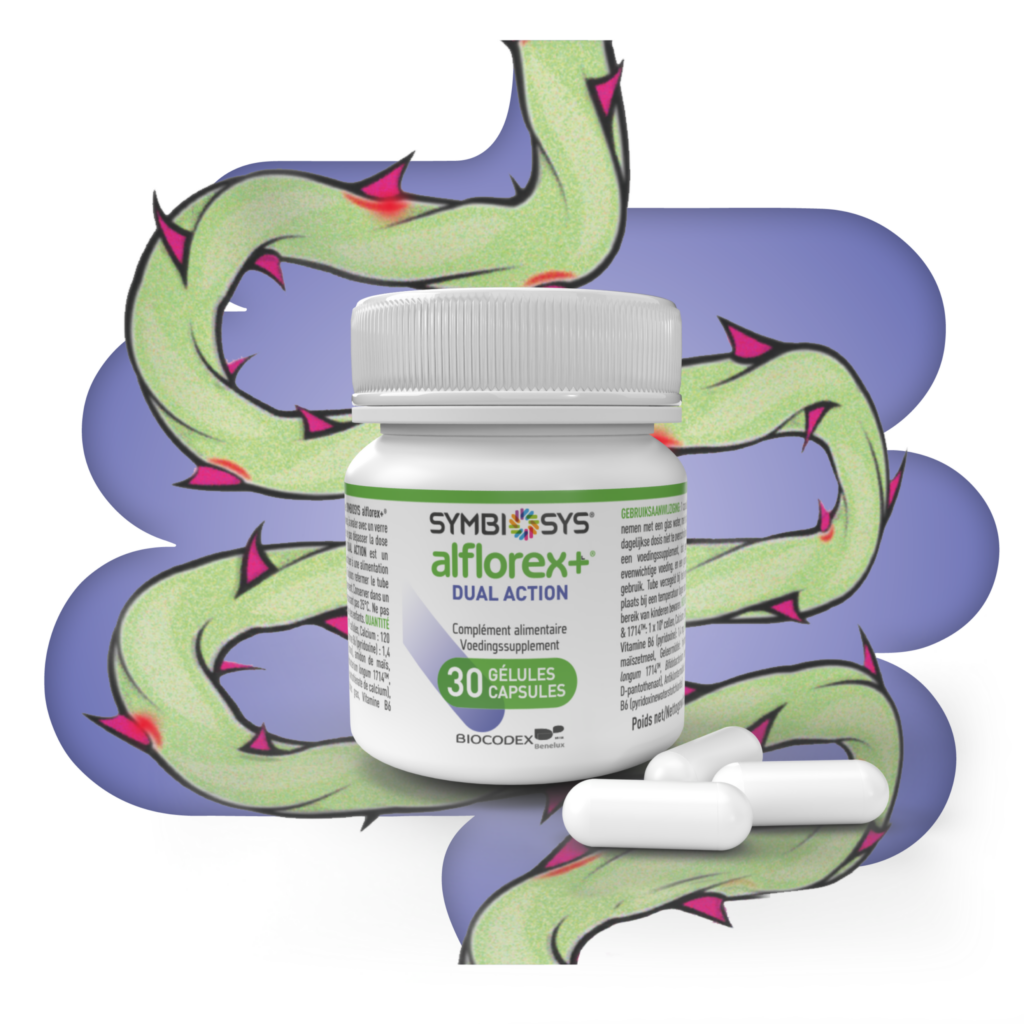 alflorex+ dual action fles en caps