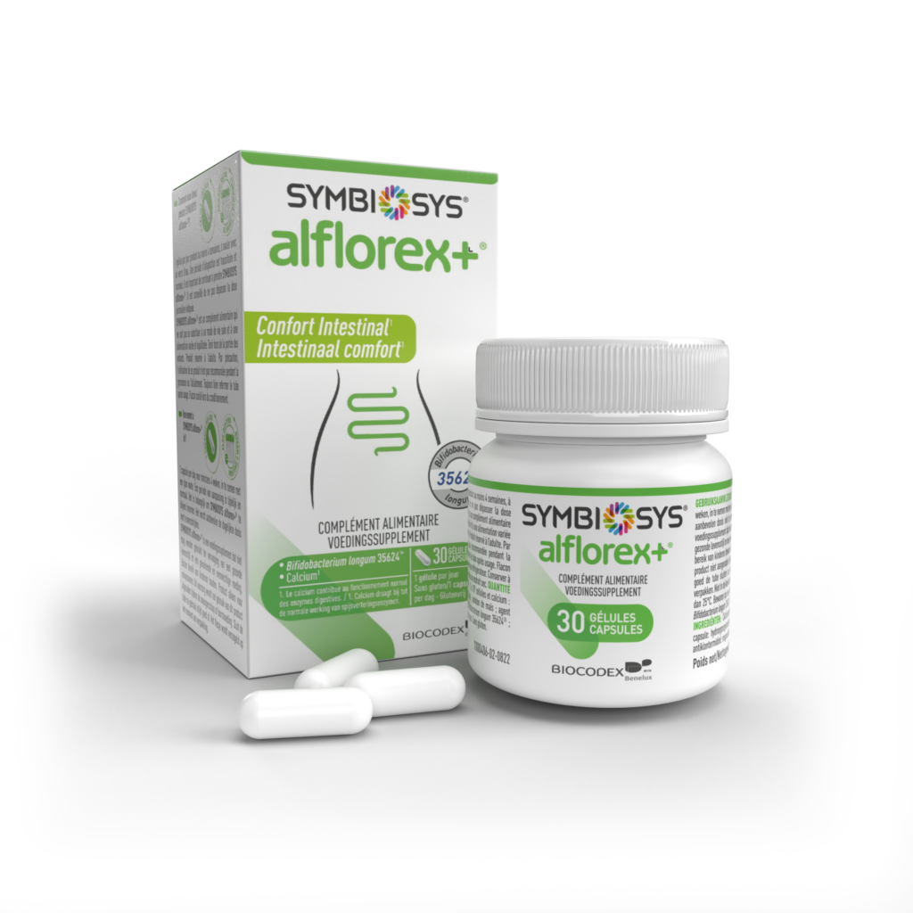 flacon avec gélule alflorex+